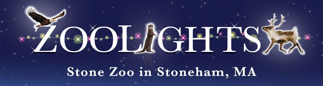 ZooLights at Stone Zoo in Stoneham, MA banner
